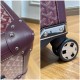 Goyard Bourget PM Trolley Case Burgundy