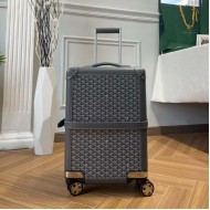 Goyard Bourget PM Trolley Case Grey