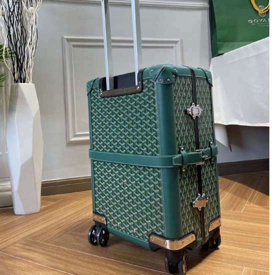 Goyard Bourget PM Trolley Case Green