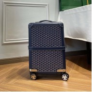 Replica Goyard Bourget PM Trolley Case Navy