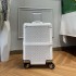 Replica Goyard Bourget PM Trolley Case White