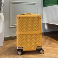 Goyard Bourget PM Trolley Case Yellow