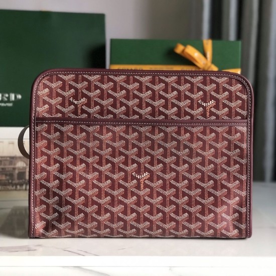 Replica Goyard Jouvence GM Toiletry Bag Burgundy