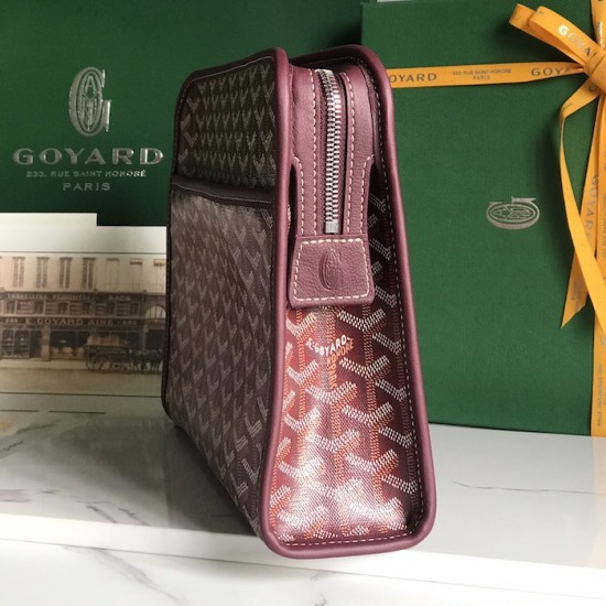 Replica Goyard Jouvence GM Toiletry Bag Burgundy