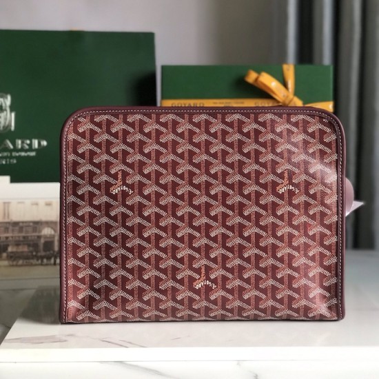 Replica Goyard Jouvence GM Toiletry Bag Burgundy