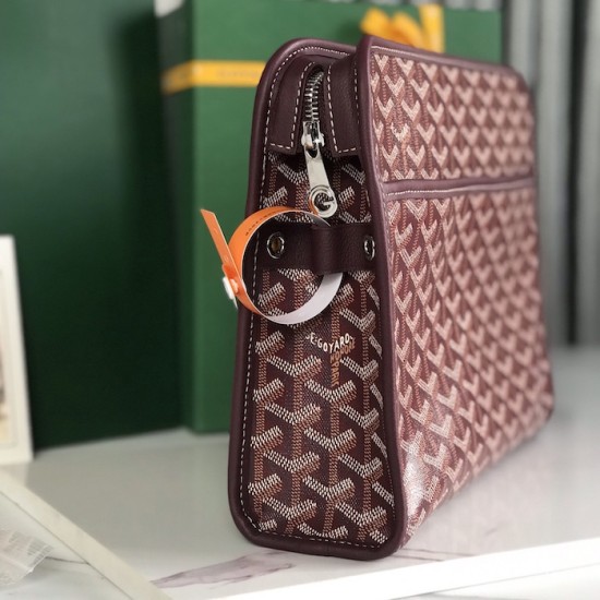 Replica Goyard Jouvence GM Toiletry Bag Burgundy