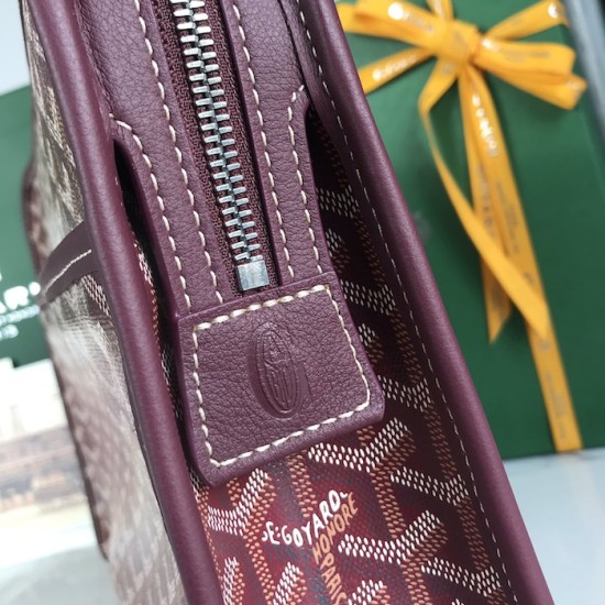 Replica Goyard Jouvence GM Toiletry Bag Burgundy