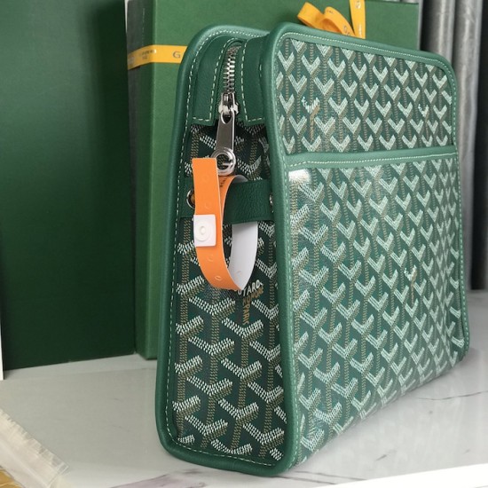 Replica Goyard Jouvence GM Toiletry Bag Green