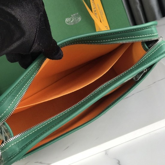 Replica Goyard Jouvence GM Toiletry Bag Green