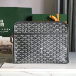 Replica Goyard Jouvence GM Toiletry Bag Grey