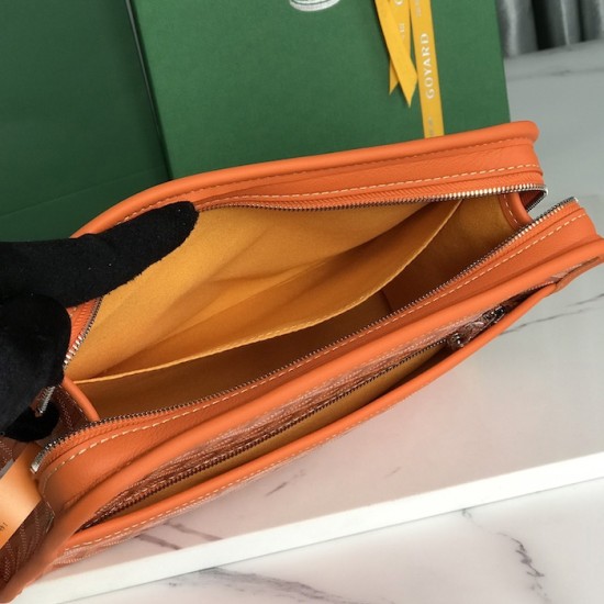 Replica Goyard Jouvence GM Toiletry Bag Orange