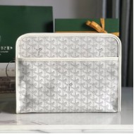 Replica Goyard Jouvence GM Toiletry Bag White