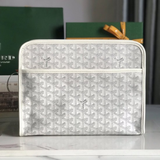 Replica Goyard Jouvence GM Toiletry Bag White