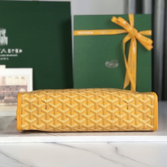 Replica Goyard Jouvence GM Toiletry Bag Yellow