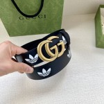 adidas x Gucci GG Marmont belt Black