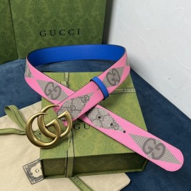 Gucci GG Marmont wide belt‎ Pink