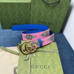 Gucci GG Marmont wide belt‎ Pink