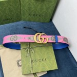 Gucci GG Marmont wide belt‎ Pink