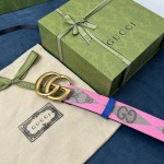 Gucci GG Marmont wide belt‎ Pink