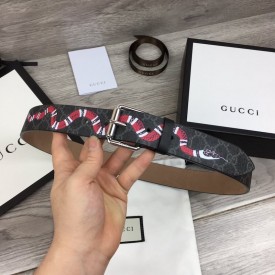 Replica Gucci GG belt with Kingsnake