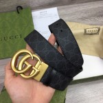 Gucci GG Marmont reversible belt Black