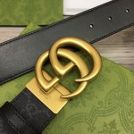 Gucci GG Marmont reversible belt Black