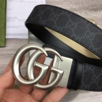 Gucci GG Marmont reversible belt Black