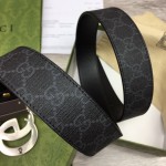 Gucci GG Marmont reversible belt Black