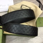 Gucci Signature belt with square buckle Black