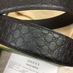 Gucci Signature belt with square buckle Black