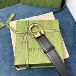 Gucci Two-tone belt with G buckle ‎709954