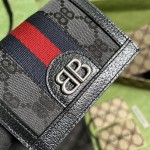 Gucci x Balenciaga The Hacker Project Card Case Wallet Black