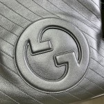 Gucci Blondie small tote bag silver ‎751518