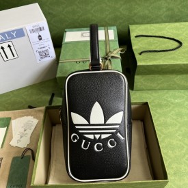 adidas x Gucci mini top handle bag Black