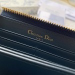 Dior Oblique Wallet Blue Dior Oblique Jacquard