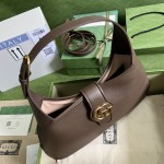 Gucci Aphrodite medium shoulder bag ‎726274 Brown