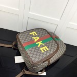 Gucci 'Fake/Not' print medium backpack 636654  