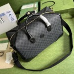 Gucci Duffle bag with Interlocking G ‎696014 Black