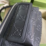 Gucci GG embossed belt bag black 645093