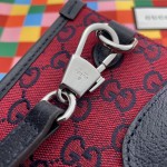 Gucci GG Multicolour small tote bag red 659983