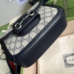 Gucci Gucci Horsebit 1955 GG mini bag ‎658574 Blue