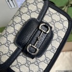 Gucci Gucci Horsebit 1955 GG mini bag ‎658574 Blue