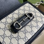 Gucci Gucci Horsebit 1955 GG mini bag ‎658574 Blue