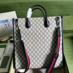 Gucci Large tote bag with Interlocking G ‎674155 Blue