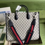 Gucci Medium tote bag with Interlocking G ‎674148 Blue