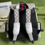 Gucci Ophidia GG medium backpack ‎598140 Blue