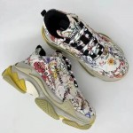 Gucci x Balenciaga The Hacker Project Triple S sneaker Flora Print