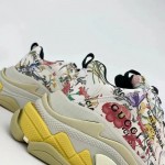 Gucci x Balenciaga The Hacker Project Triple S sneaker Flora Print