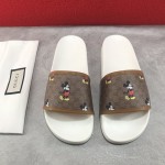 Disney x Gucci GG slide white