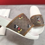 Disney x Gucci GG slide white